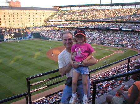 First Oriole game for my youngest child