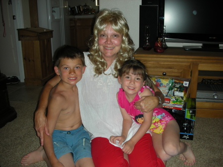 Me and two grandchildren