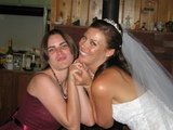 me and my best friend at her wedding