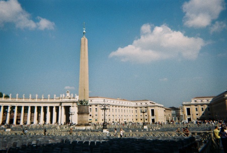 St. Peters square in Rome, Italy