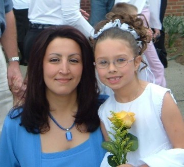 Me & my daughter Shannon at her communion