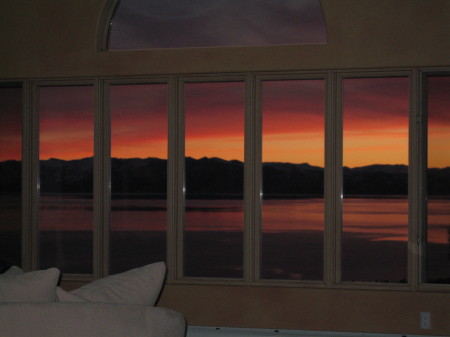 An amazing Tahoe Sunset from my house
