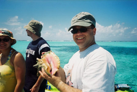 Shell I found off the coast of Cayman Island