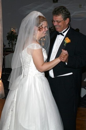 With Daughter Adrienne at her Wedding 10/7/06