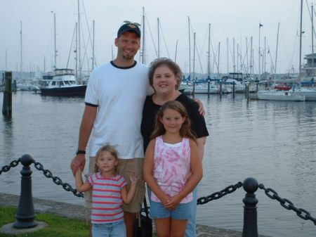 Me, Kerri and the kids Newport, RI (August 07)