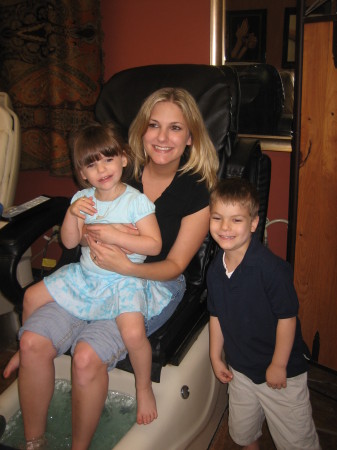 My oldest, Erin with her children, Luke & Josie