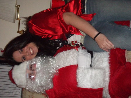 Jillian & Santa...Ceasar