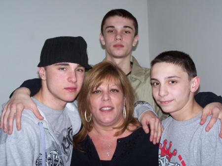 MY 3 HANDSOME SONS AND ME