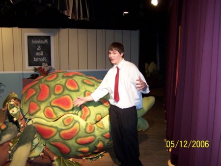 Josh at "Little Shop of Horrors"