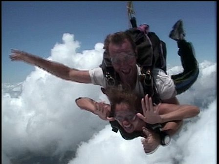 tina skydiving