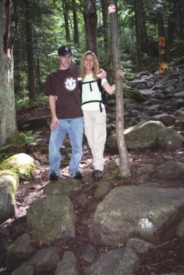 Hiking Blue Mtn with my brother & stepmom Summer 06