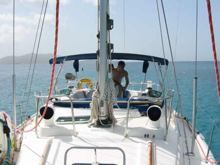 Sailing the BVI
