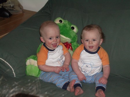 My twin boys at 13 months