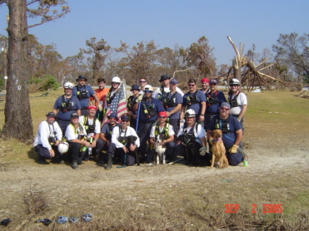 On the beach, Waveland, Mississippi post Katrina 8-2005