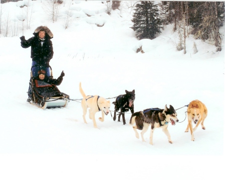 Whistler dogsledding, 2007