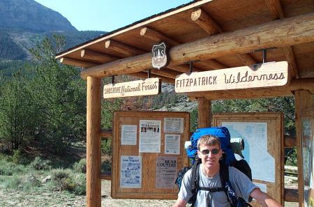 Trail head to Gannet Peak