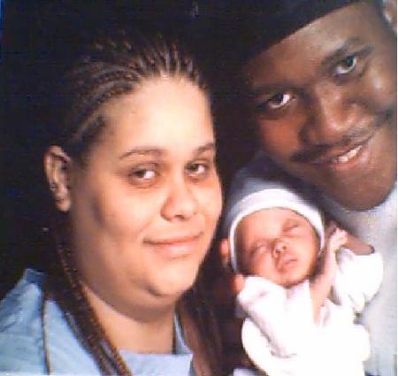 daughter danielle,her boyfriend walter and my new grandson antonio{tony}