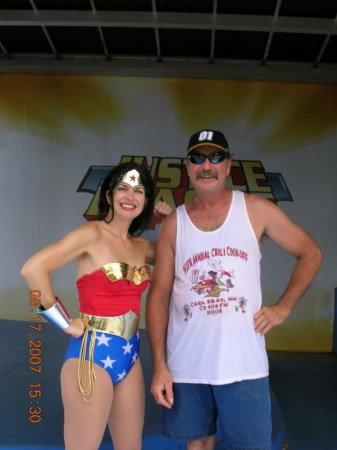 Me and Wonder Woman at Six Flgs Dallas