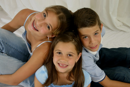 my children, Alica, Vincenzo and Arianna