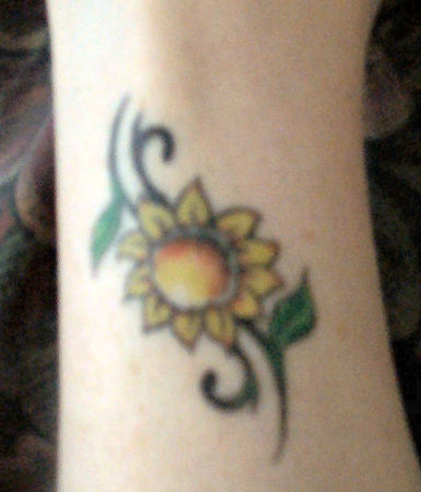 sunflower tat