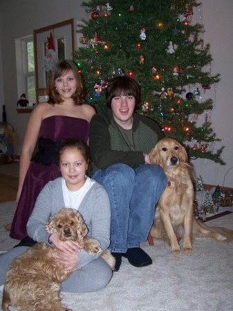 Our kids, Christmas '06