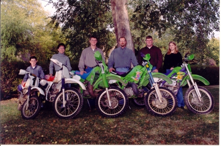2001 Family Picture with Motorcycles