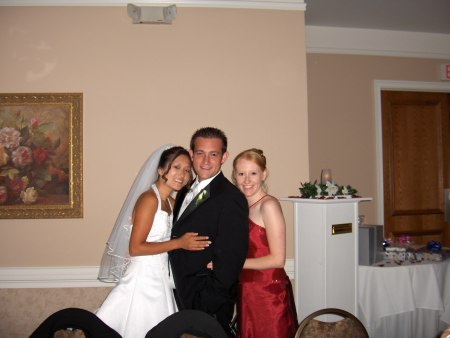 Son, Nick & beautiful bride, Jen