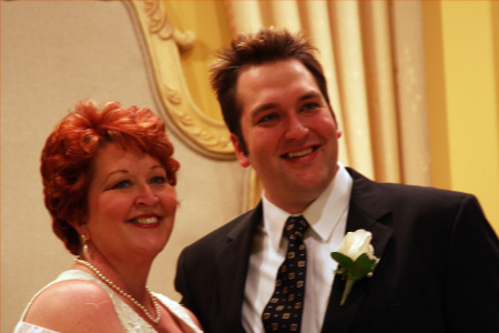 My Son and I at his Wedding April, 2010