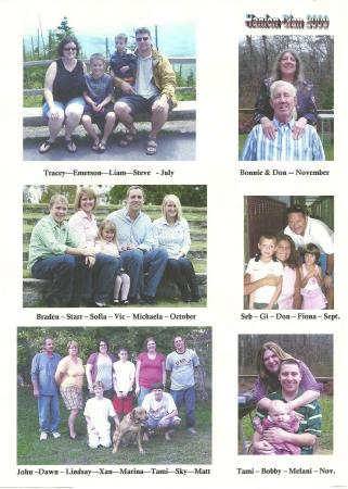 Our Hanlon Clan in 2009