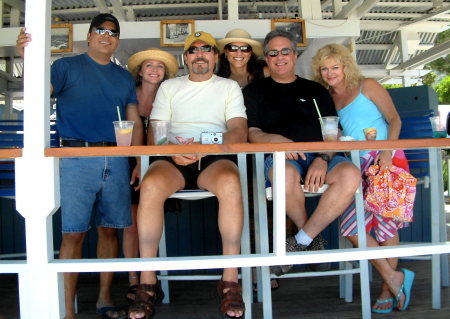 Hangin' Out with friends on the beach at Catalina