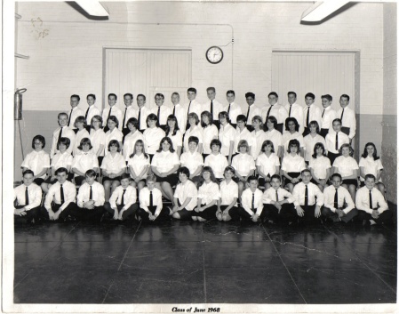 Clay School 8th Grade 1968