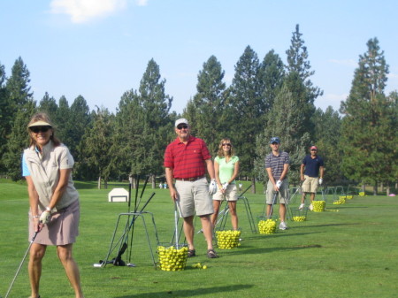 Golfing in Bend