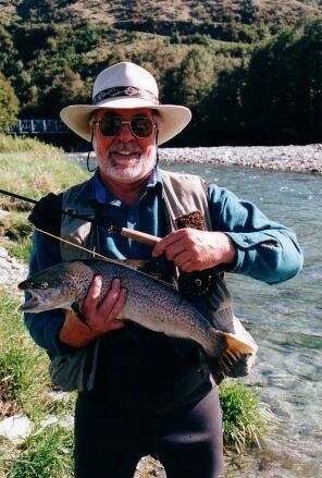 Nice Brown Trout Over 7lb, Matakitaki River, South Island