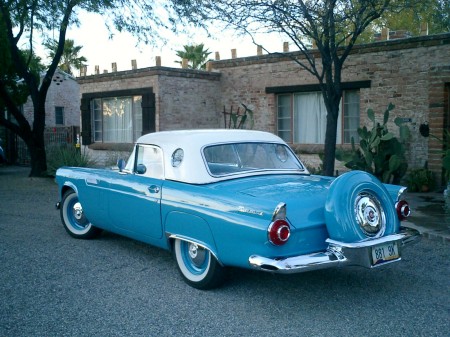 1956 tbird...a good hobby goes bad..too many cars !!!