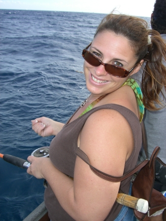 I caught a shark!  Miami 2007
