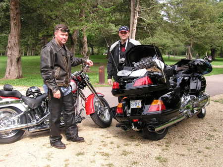 cruising with bro on the bikes