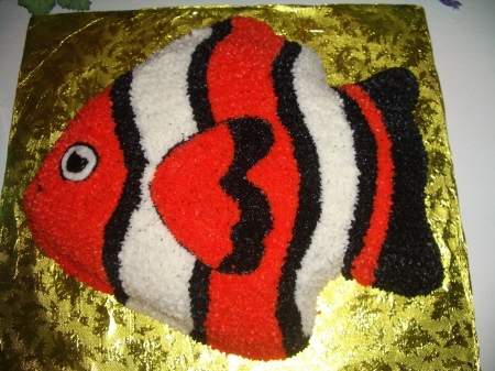 Nemo Cake (made for my husband)