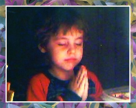 My Son Joshua Praying
