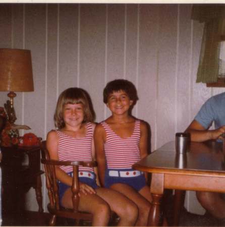 chriss and krissy summer 1977