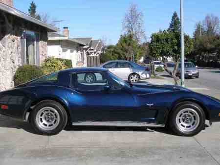 My beautiful 1979 (C3) Dark Blue Corvette