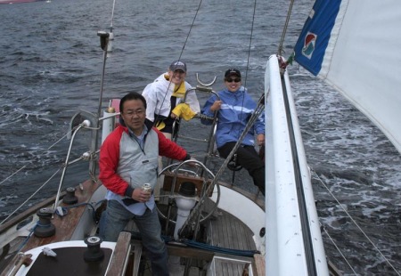 Tokyo Bay sailboating