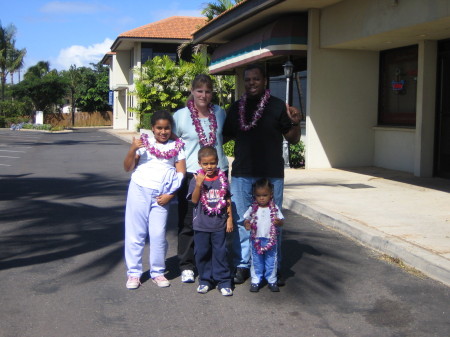 The fam in Hawaii