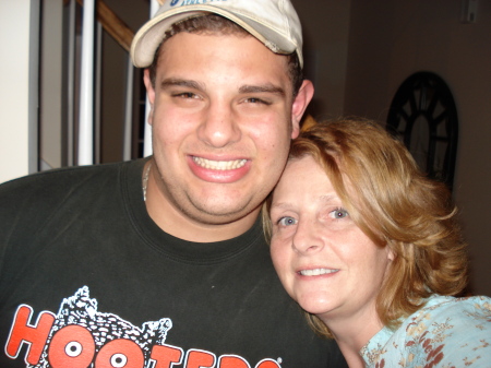 my son jake and my wife pam