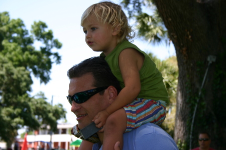 Aidan and I at the Thomas the Train Park