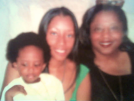 this is my beautiful daughter, Carmen and my handsome grandson, Melaki, and me.