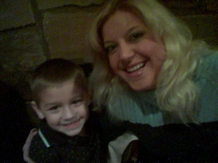 Me and Lauren's youngest son 3 years ago.