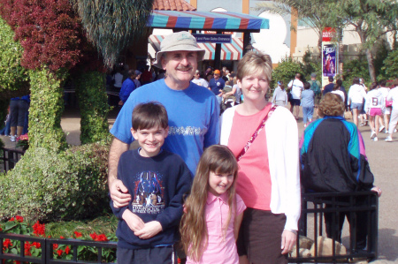 Family at Busch Gardens Feb 2007