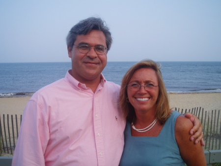 my husband Richard and me on Cape Cod