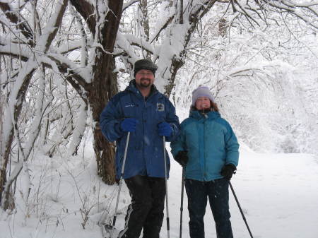 Snowshoeing