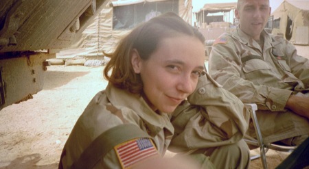 Megan in Iraq